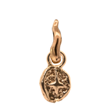 STAR COIN Charm - 14K Gold