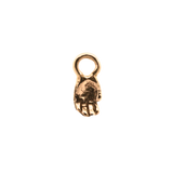 TINY PALM Hoop Charm - 14K Gold