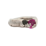 WILDER Ring - Sapphire + Raw Diamond - Sterling Silver