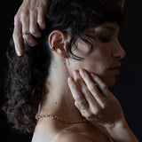 X TEAR Earrings - Pink Spinel, Sapphire - Single or Pair