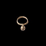 BERA Ring- 14K Gold with Salt and Pepper Diamonds